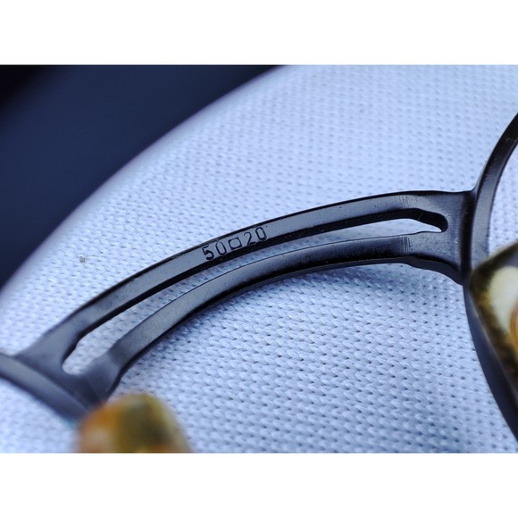 Vintage Giorgio Armani 134 306 Eyeglass Frames Round Gold Tortoise 50-20 Italy - Picture 14 of 14
